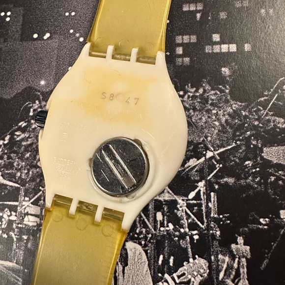 Swatch Blue and Silver Men's Watch - Picture 7 of 7